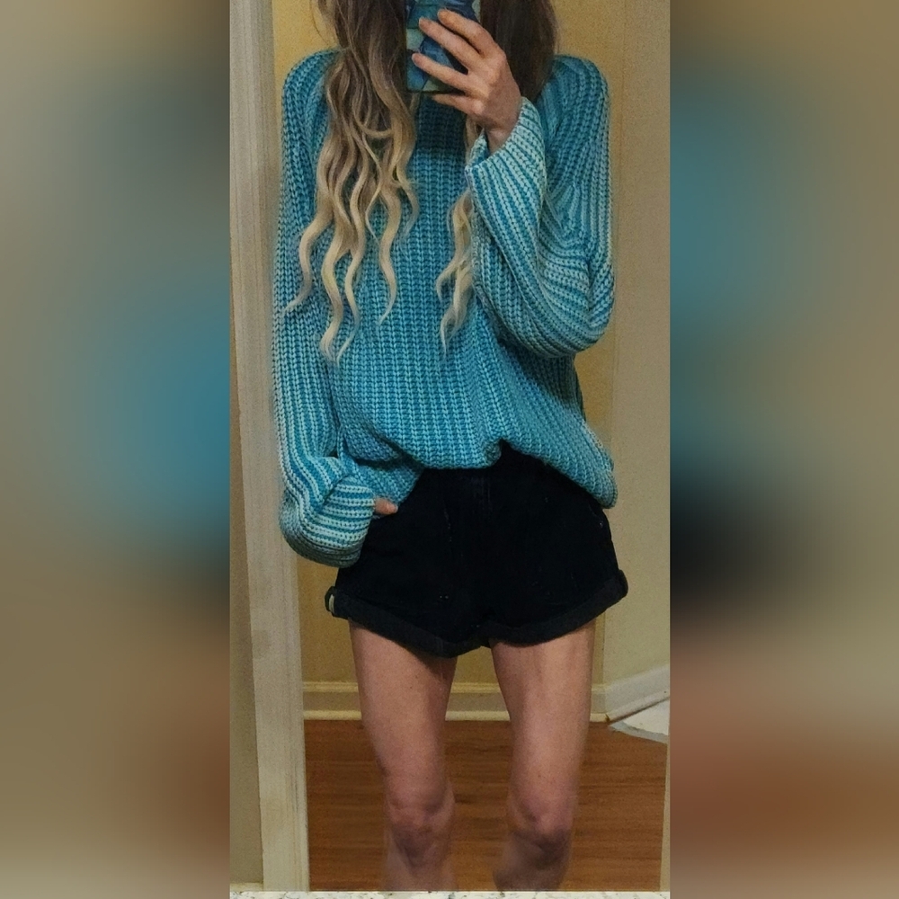 RARE SOLD OUT One Teaspoon Dark Blue Hunters Relaxed Shorts Free People